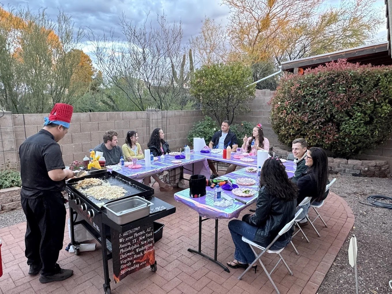 How to Host a Backyard Hibachi Party in Florida for an Unforgettable Family Celebration